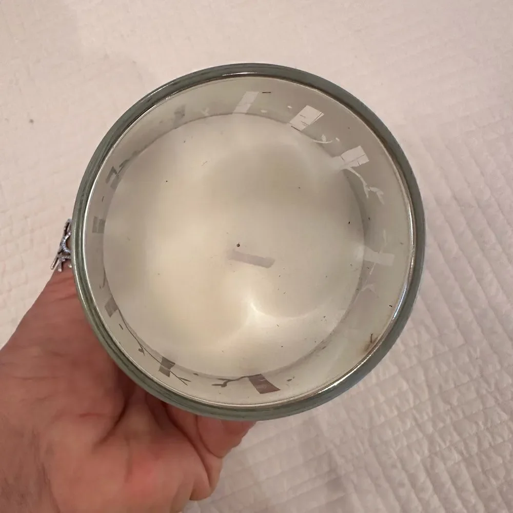Candle Beautiful Winter Holiday 9.5 oz. Silver Deer in Forest